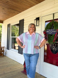 The Coastal Sage & Stripe Tee
