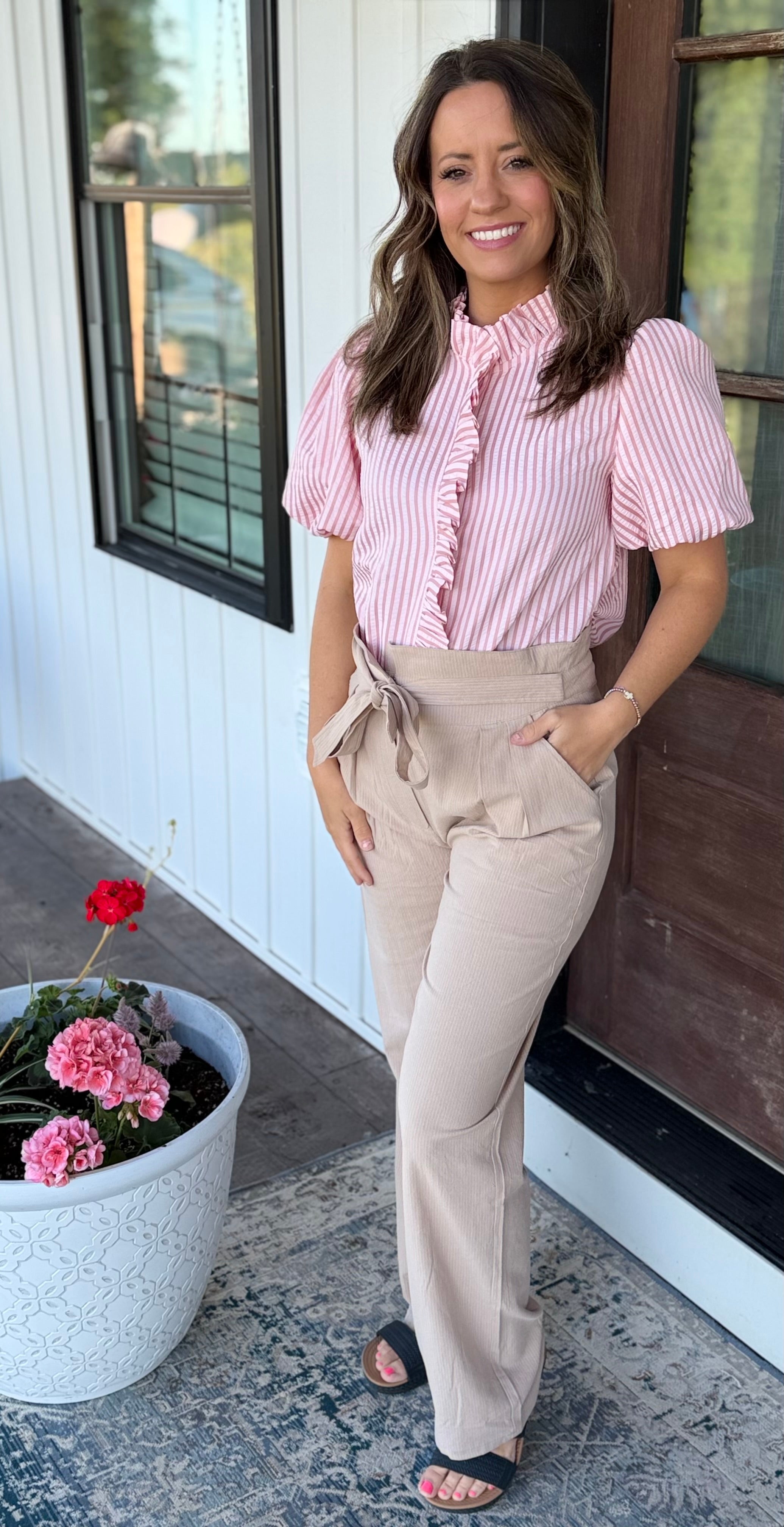 High Waisted Dress Pants- EA1001