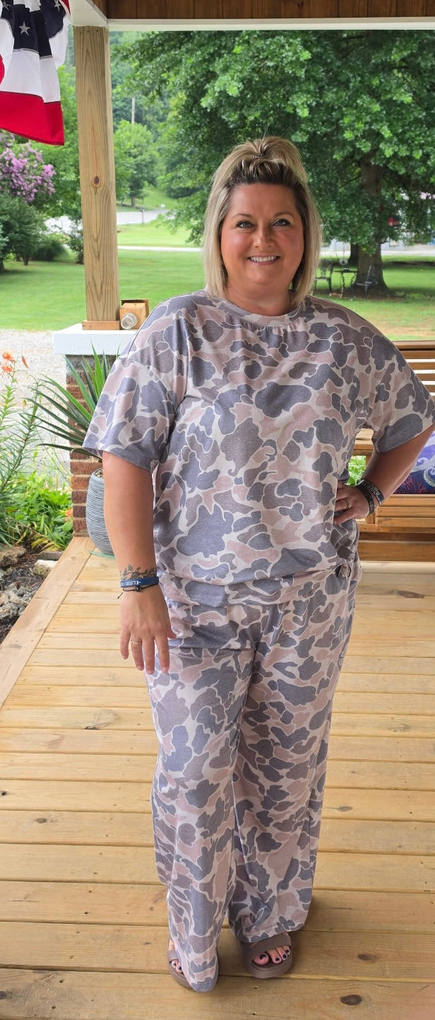 Camo Pant Set